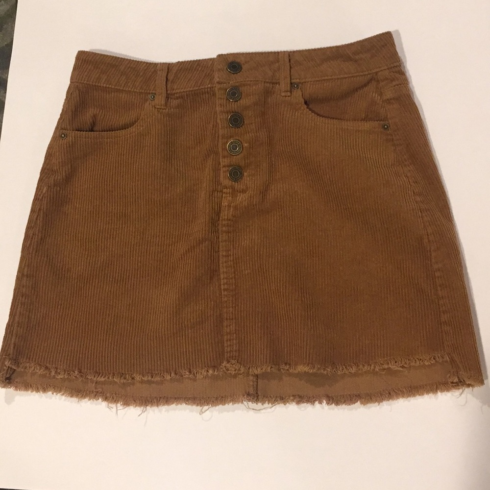 Corduroy Miniskirt